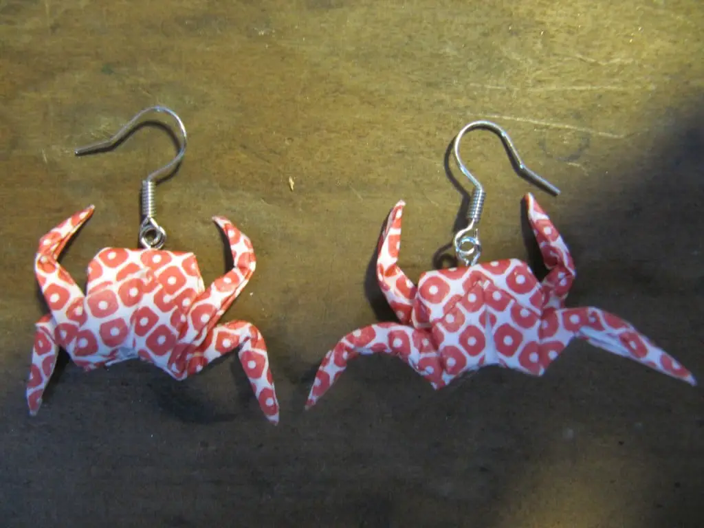 origami Schmuck Krabben