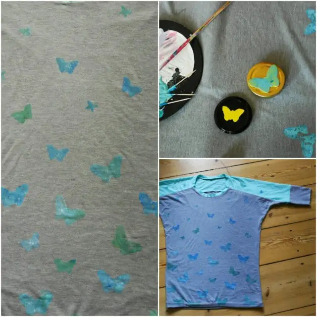 Shirt mit Schmetterlingen bedrucken 
