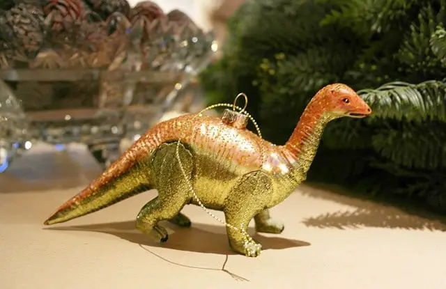 Dinosaurier Kugel für den Weihnachtsbaum 