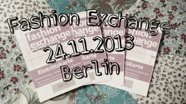 Freikarten Fashion Exchange Berlin 2013