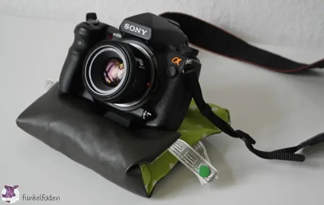 DIY - Bohnensack für Kamera selber nähen