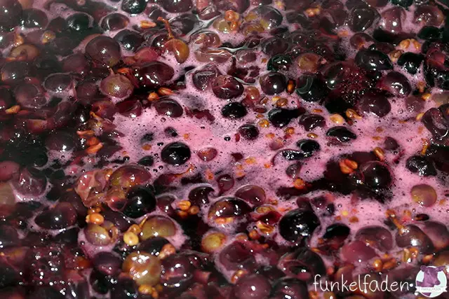 Rezept für eingekochte Weintrauben