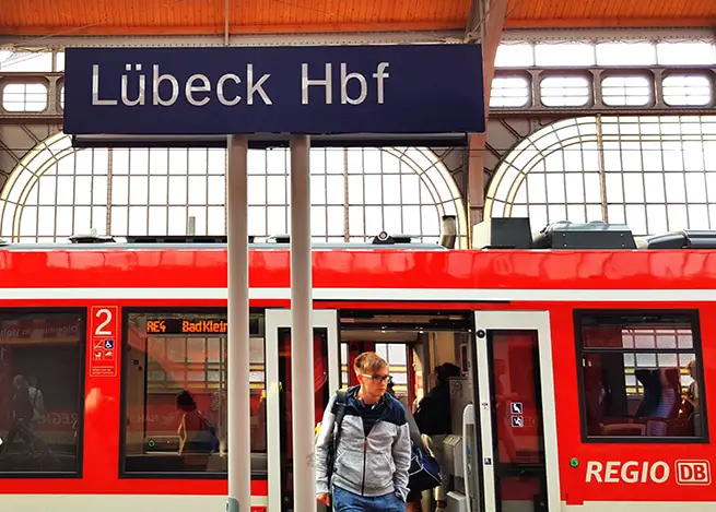 Bahnhof in Lübeck