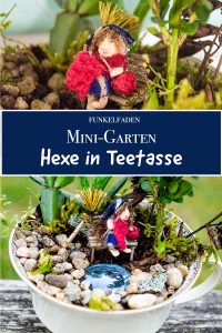 Fairy Garden in Teetasse Mini Feen Garten