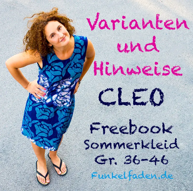 Cleo Kleid Freebook mit Alternativen