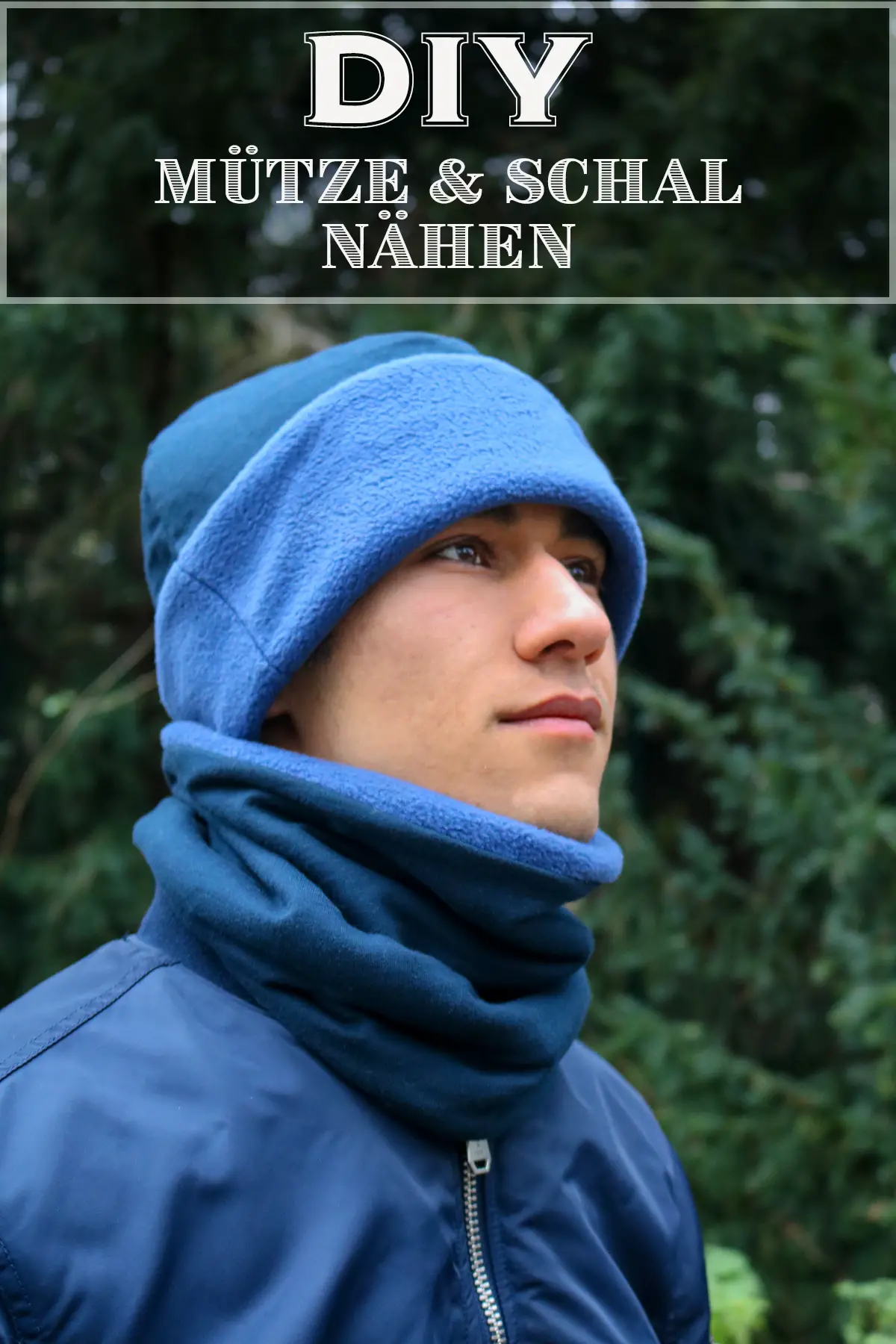 Kostenfreie Nähanleitung Schal für Männer nähen - Freebok 2
