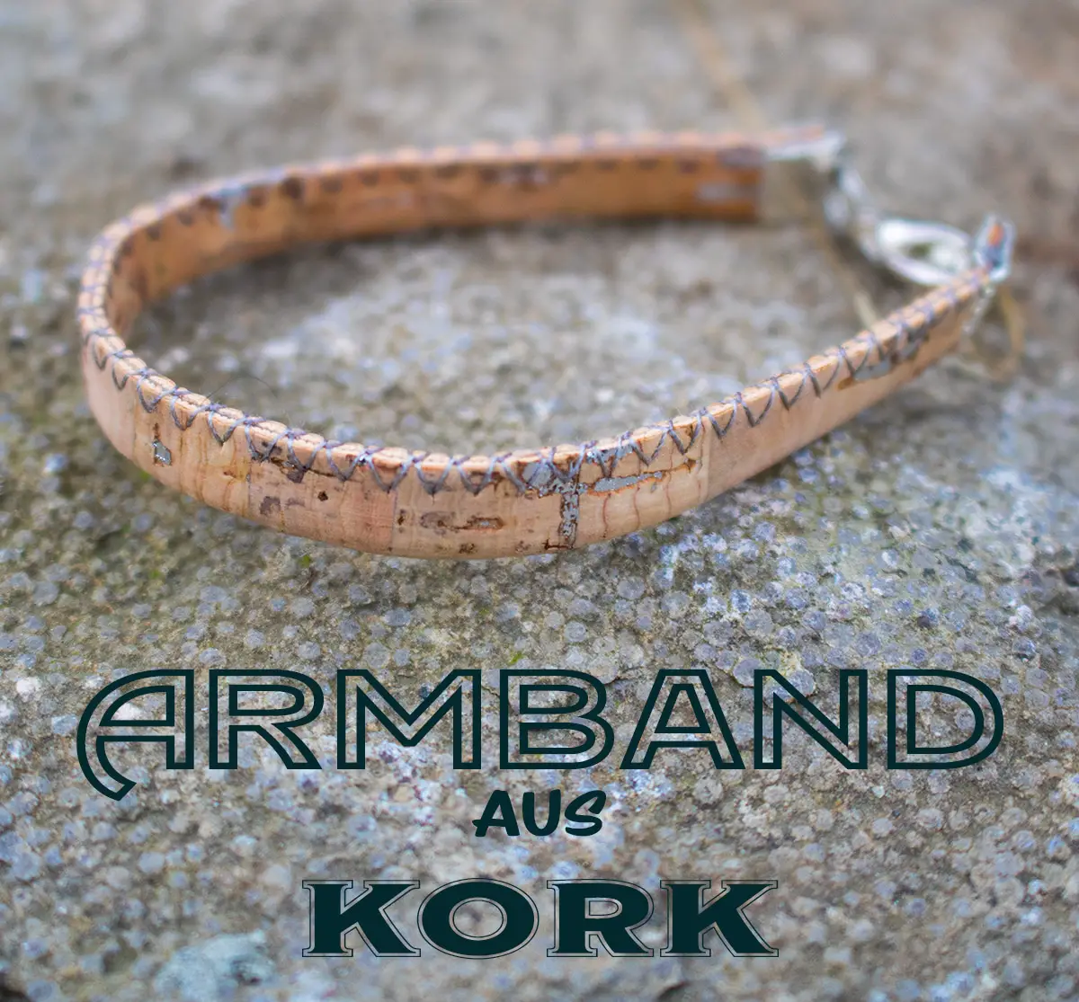 DIY - Armband aus Kork nähen 2