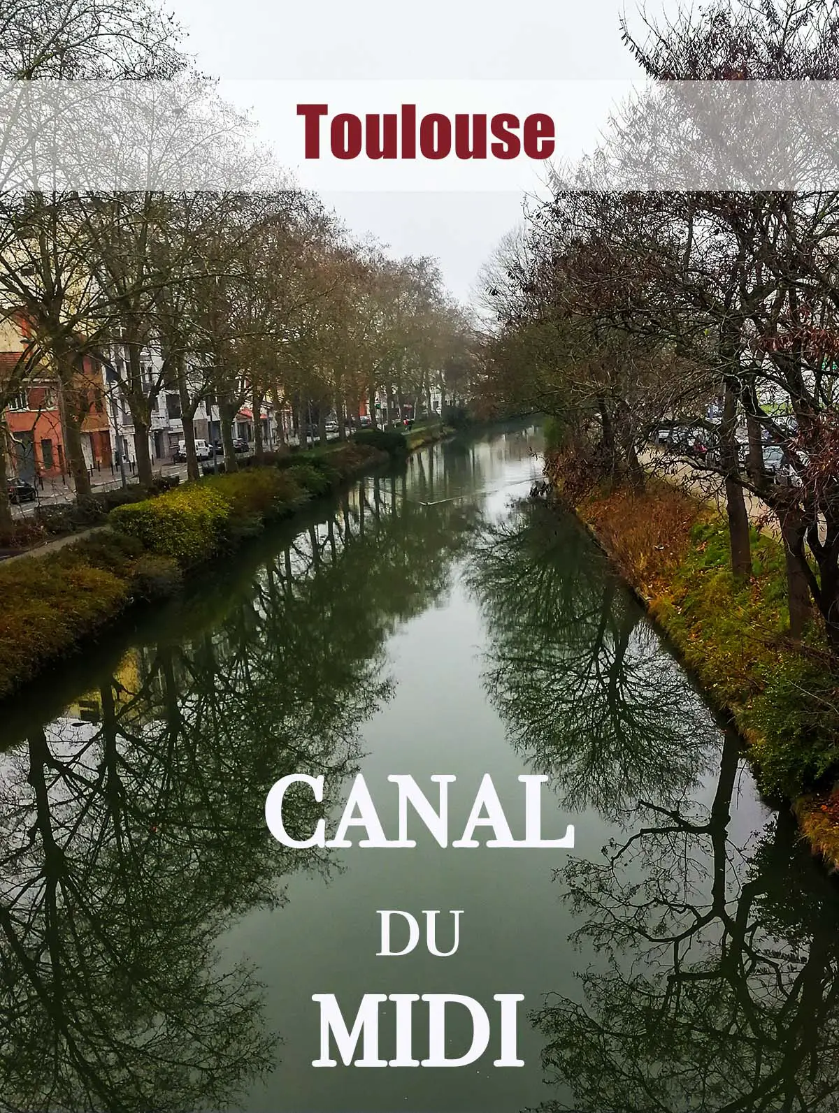 toulouse im januar - Canal du Midi