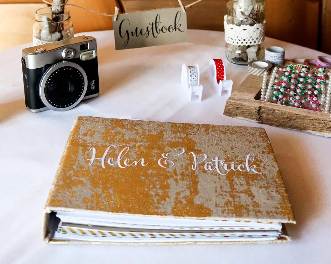 DIY Gästebuch für die Hochzeit selber machen