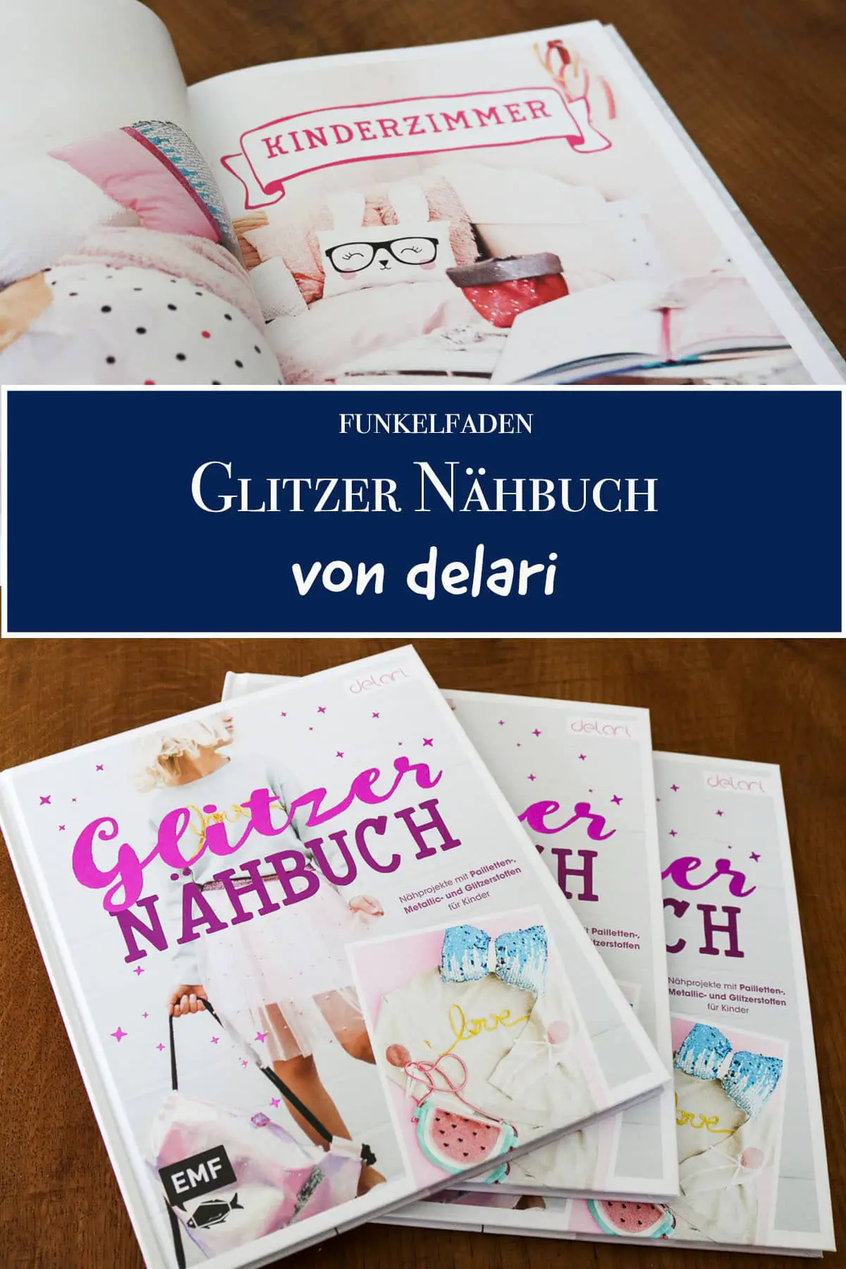 Glitzer-Nähbuch von delari + Verlosung
