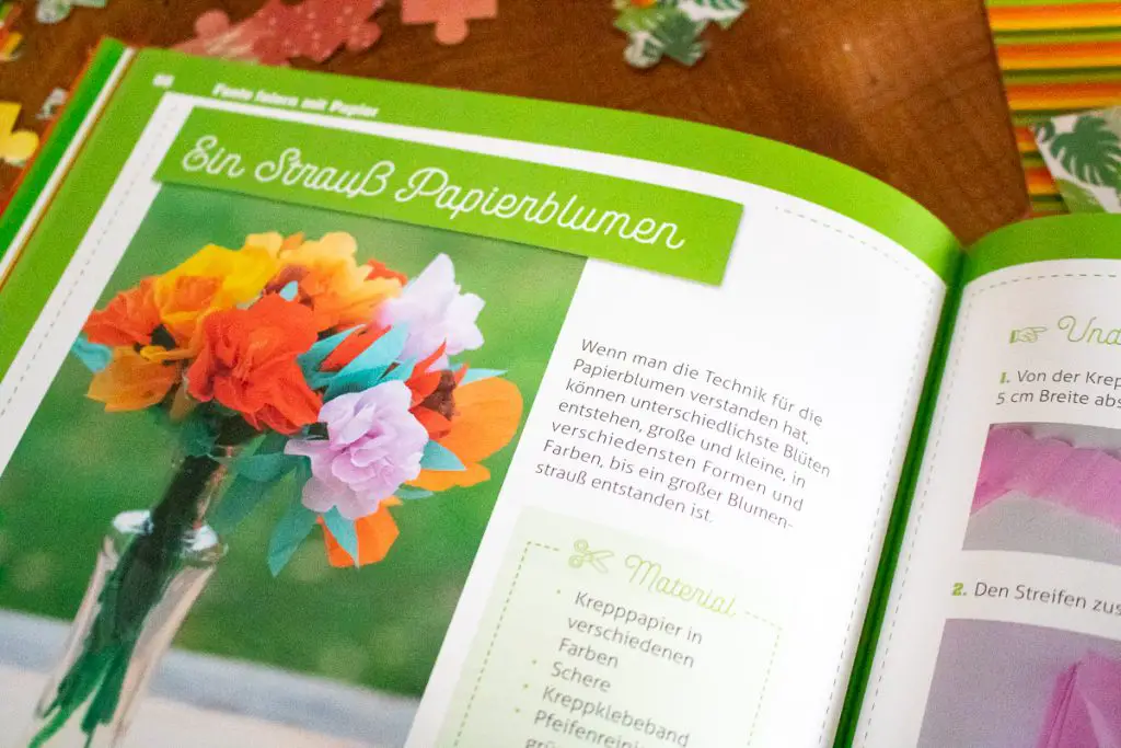 Basteln mit Papier - Bastelbuch für Kinder ab 4 - DIY Blog 
