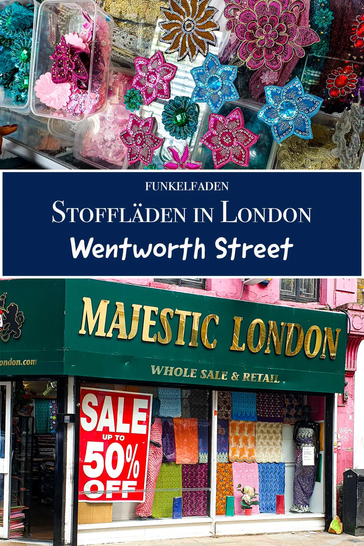 Stoff kaufen in London – Wentworth Street / Gravel Lane