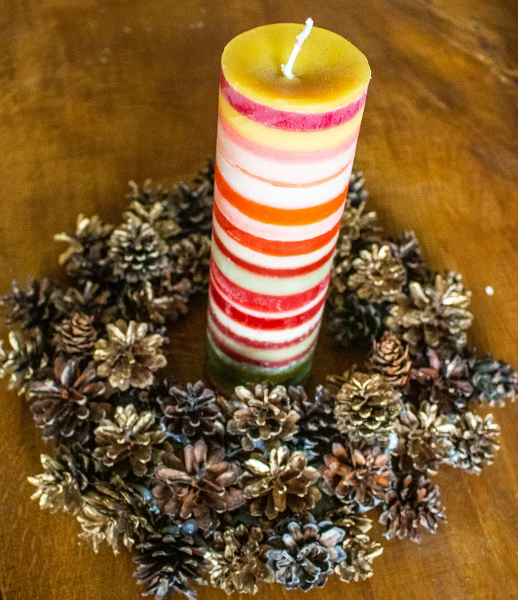 UPCYCLING Adventskerzen gießen aus Kerzenresten