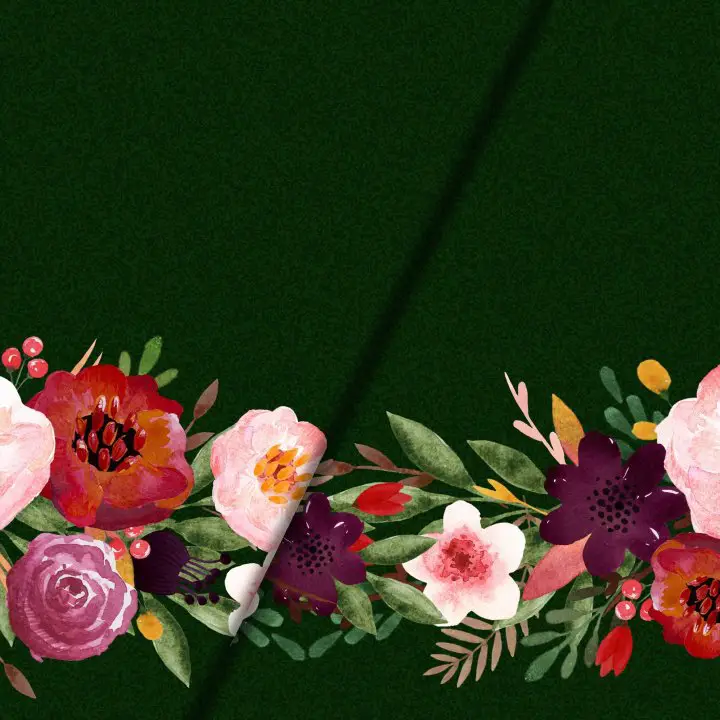 Panel Stoffe für Erwachsene kaufen Stoffe mit Bordüre mit Blumen