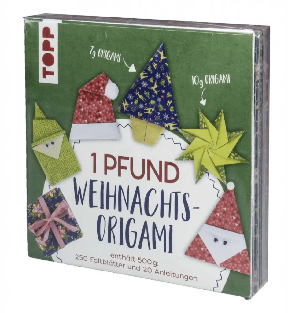 Origami basteln zu Weihnachten - Bastelbuch