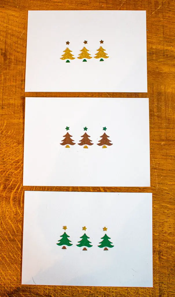 Anleitung Weihnachtskarten basteln