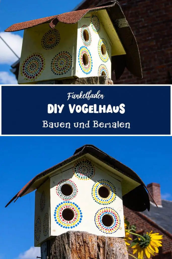 Vogelhaus bauen und bemalen - DIY Vogelhaus
