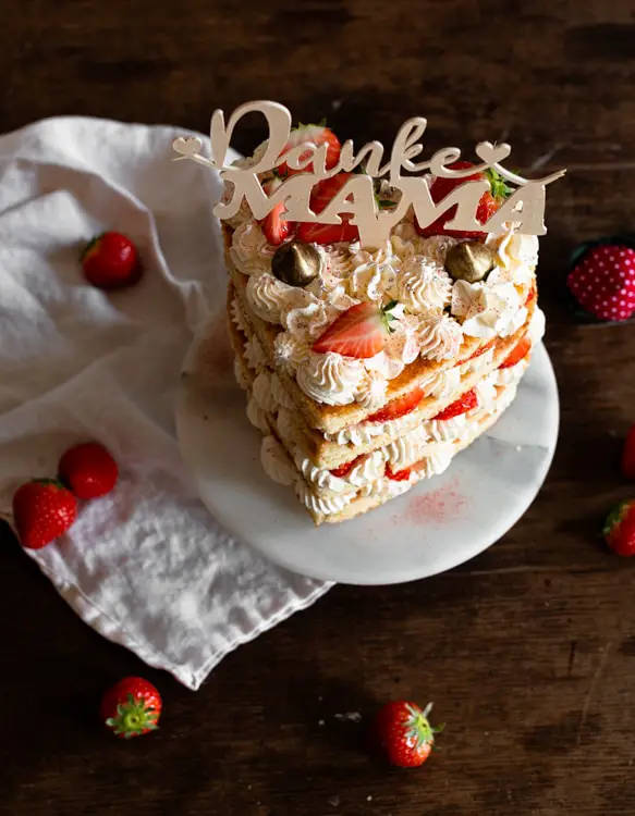 Cake Topper für Muttertagstorte DIY