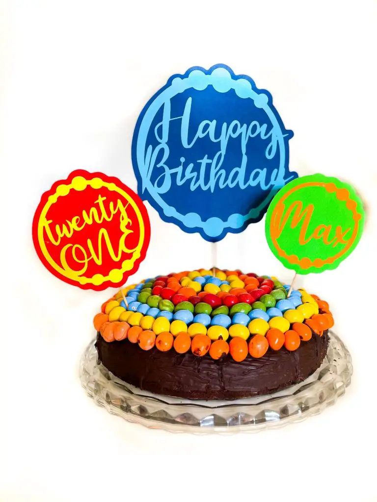Happy Birthday Cake Topper selber machen