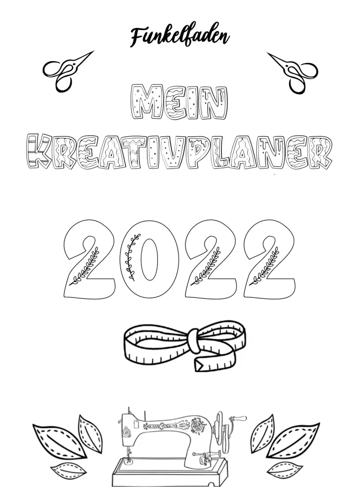 Gratis Nähplaner mit Kalender 2022