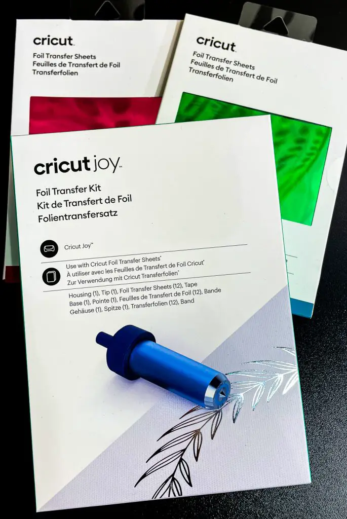 Cricut Joy Foil Kit Test