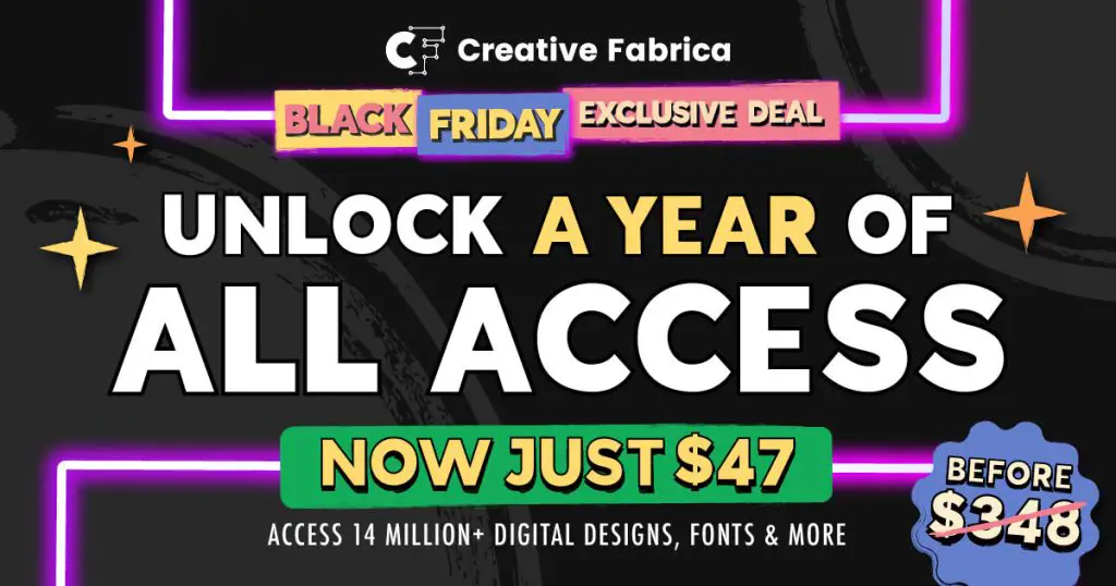 Creative Fabrica Abo Black Friday Plotter Deals